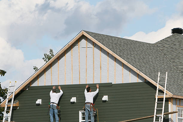 Professional Siding Replacement technician working in Mullica Hill, NJ